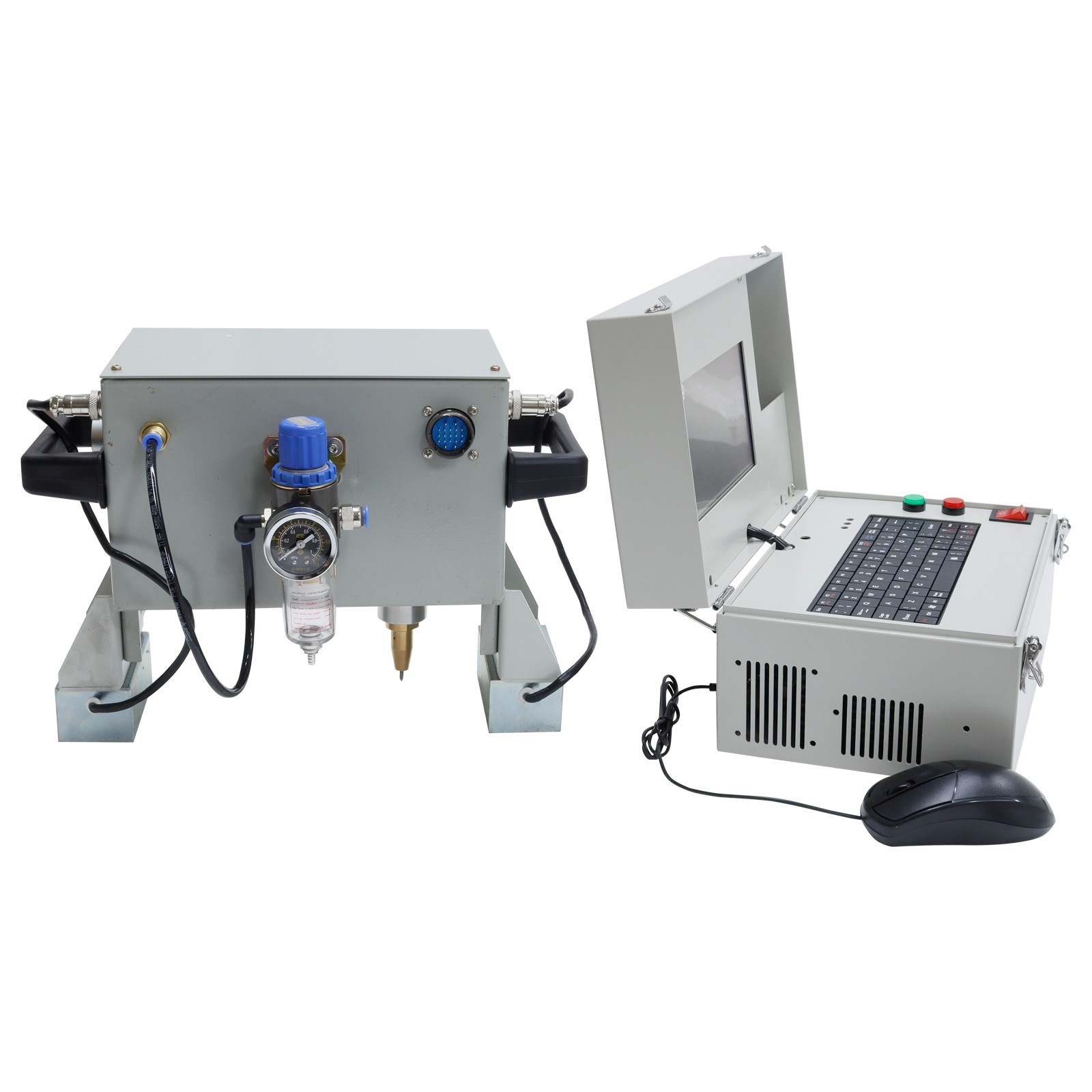 110V Pneumatic Engraver 5.1×1.9in Marking size Metal Marking Engraving Machine