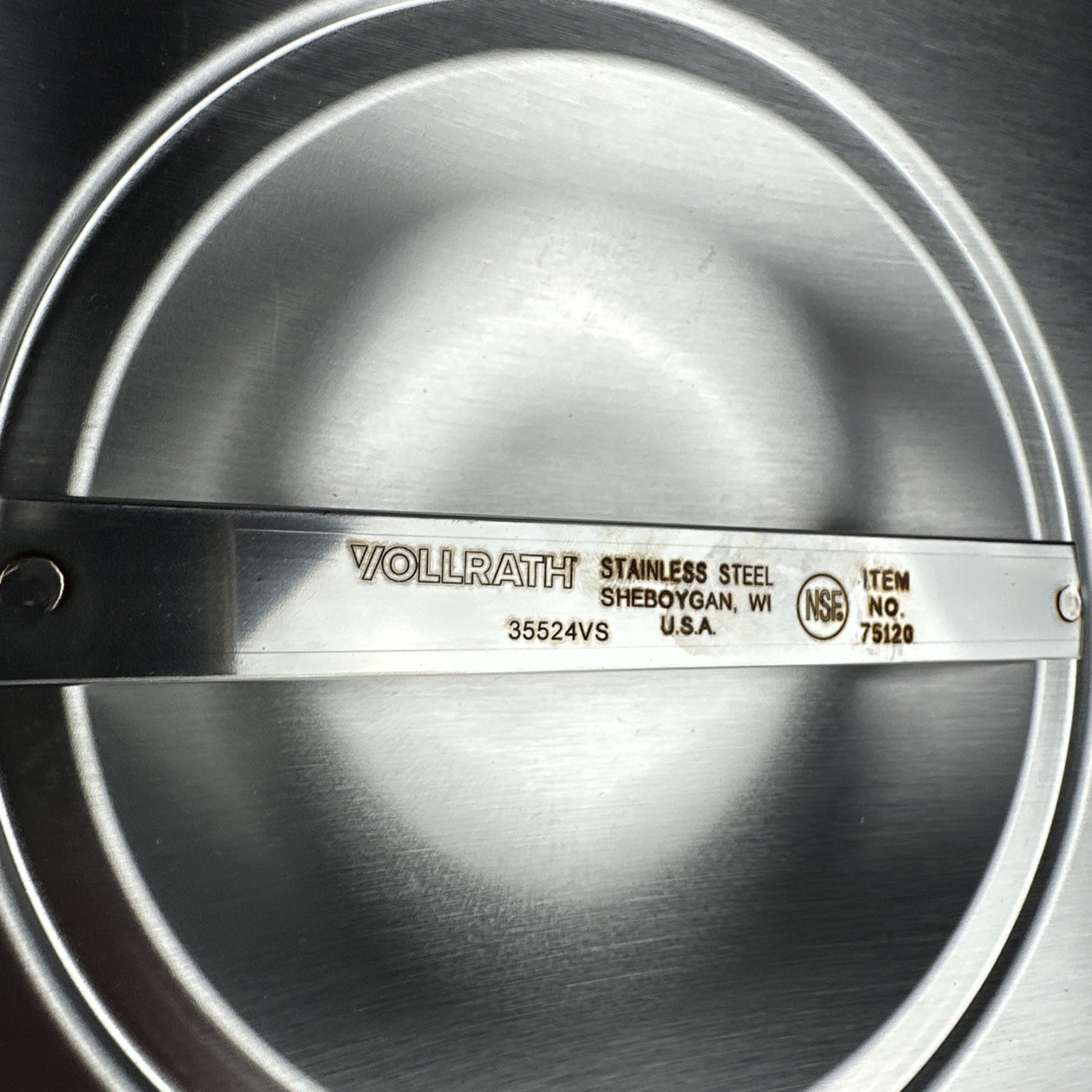 VOLLRATH 12.8″ Long x 10.4″ Wide Rectangular Stainless Steel Lid Set of 2 READ!