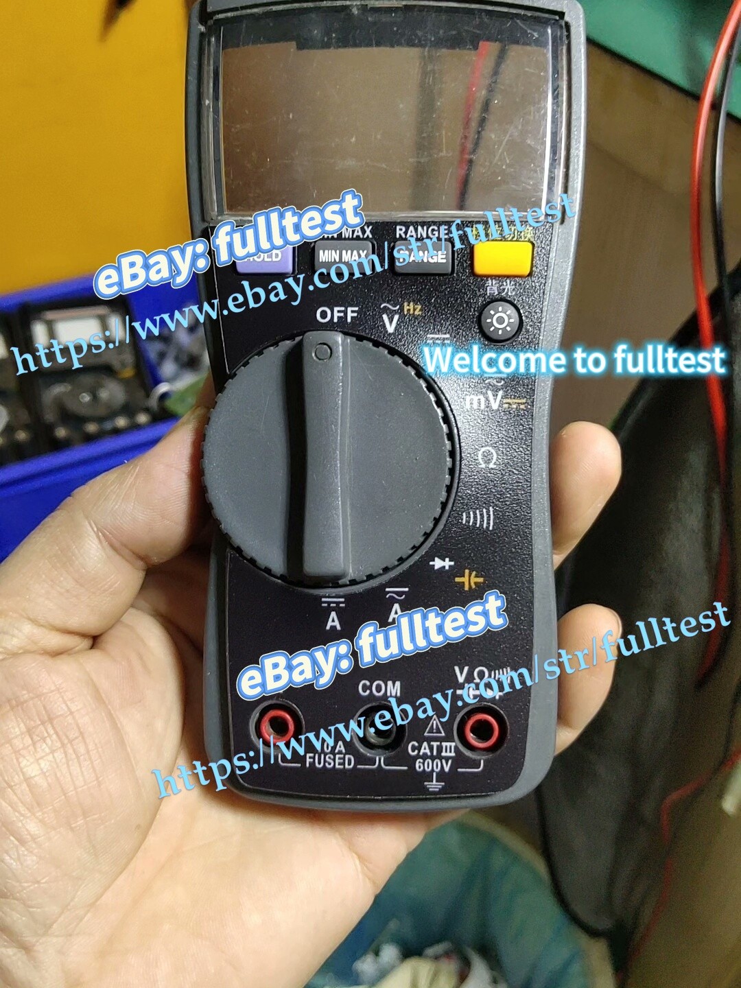 1PCS FLUKE 115C/117C multimeter, panel sticker 3M -fulltest