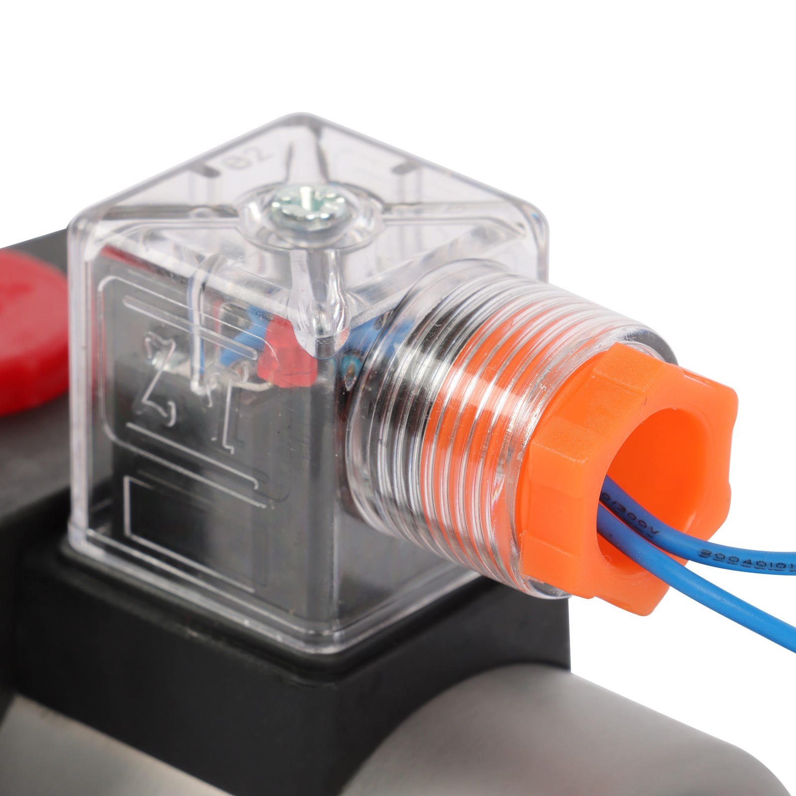 6 Port 12V DC Hydraulic Diverter Valve 13 GPM 25MPa 3 Connectors