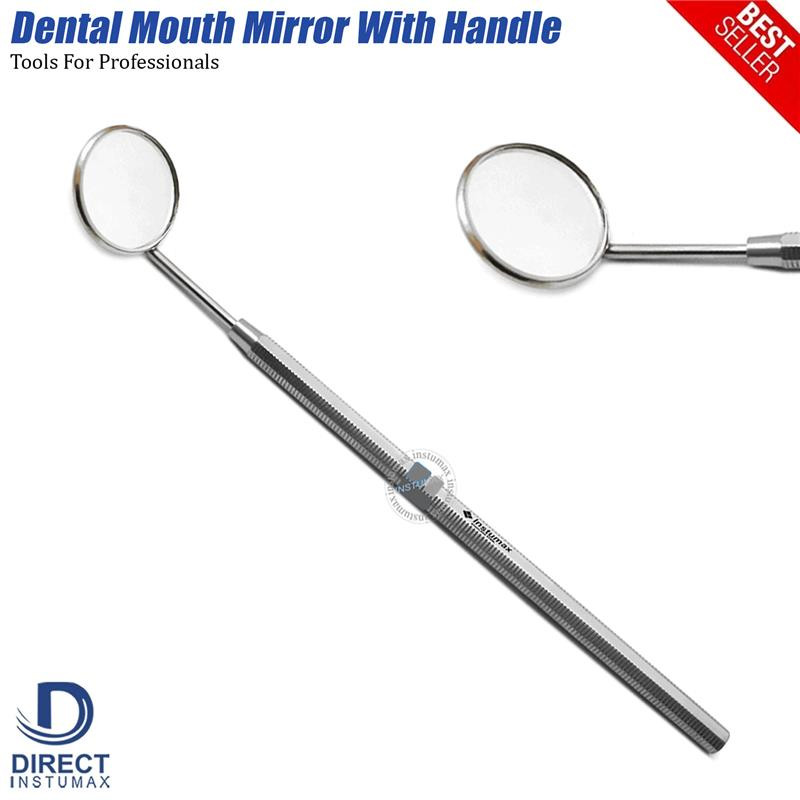 Stainless Steel Dental Mirror Tool 1pc Dentist Mouth Inspection Mirror