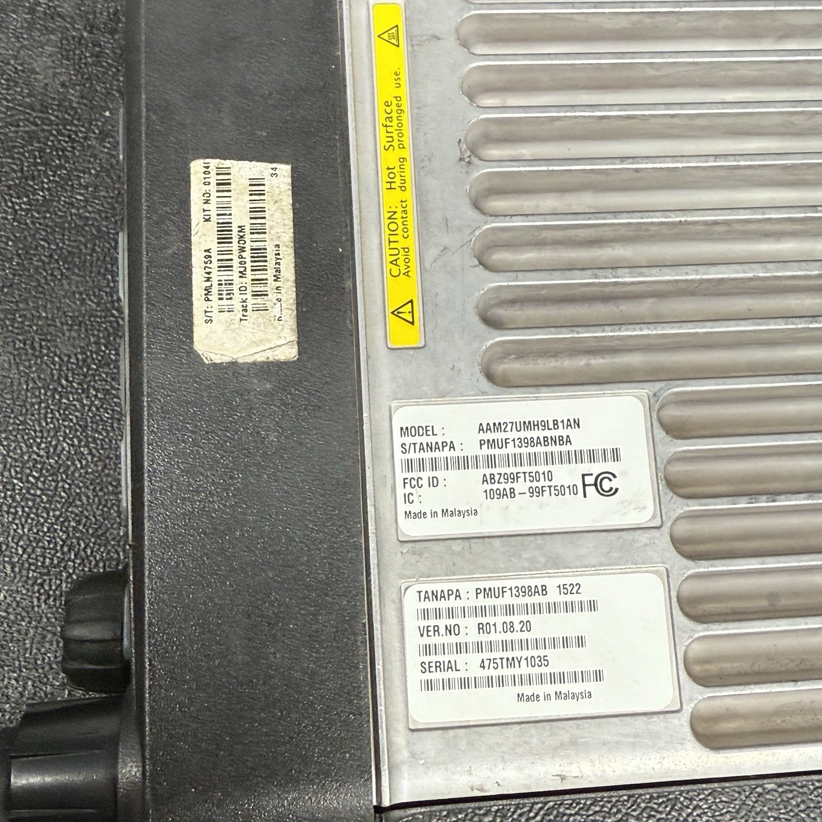 MOTOROLA SOLUTIONS AAM27UMH9LB1AN / AAM27UMH9LB1AN (USED TESTED)