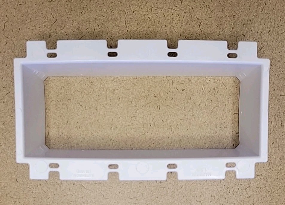 Box extenders, 1, 2, 3 & 4 Gang Like Arlington BE1, BE2, BE3, BE4 up to 1 1/2″