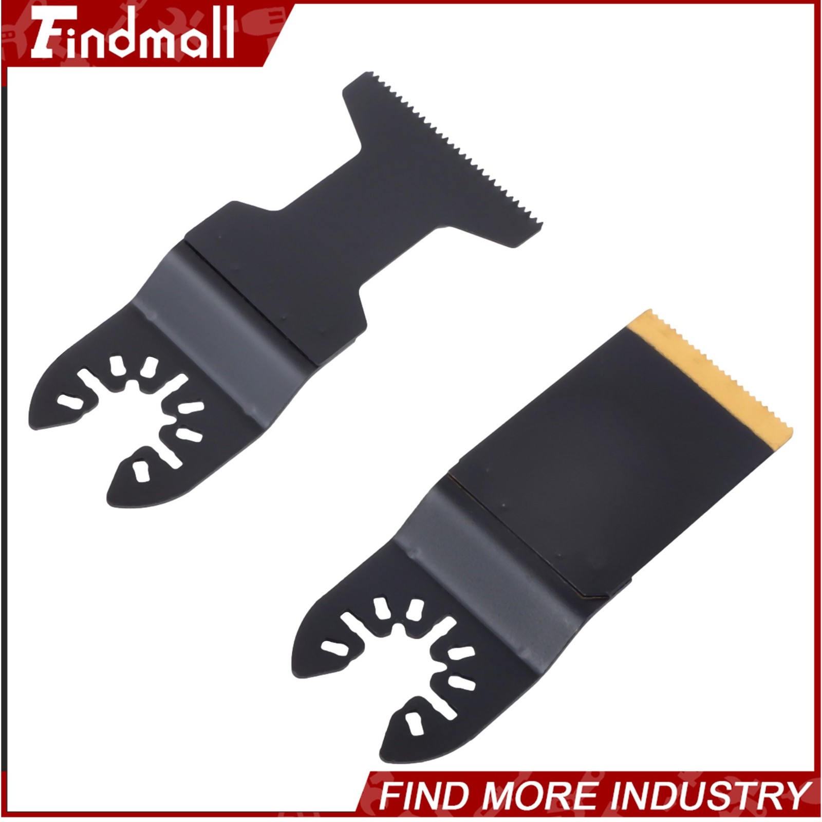 Findmall 30 PCS Japanese Tooth Multi Tool Blades Titanium Oscillating Saw Blades