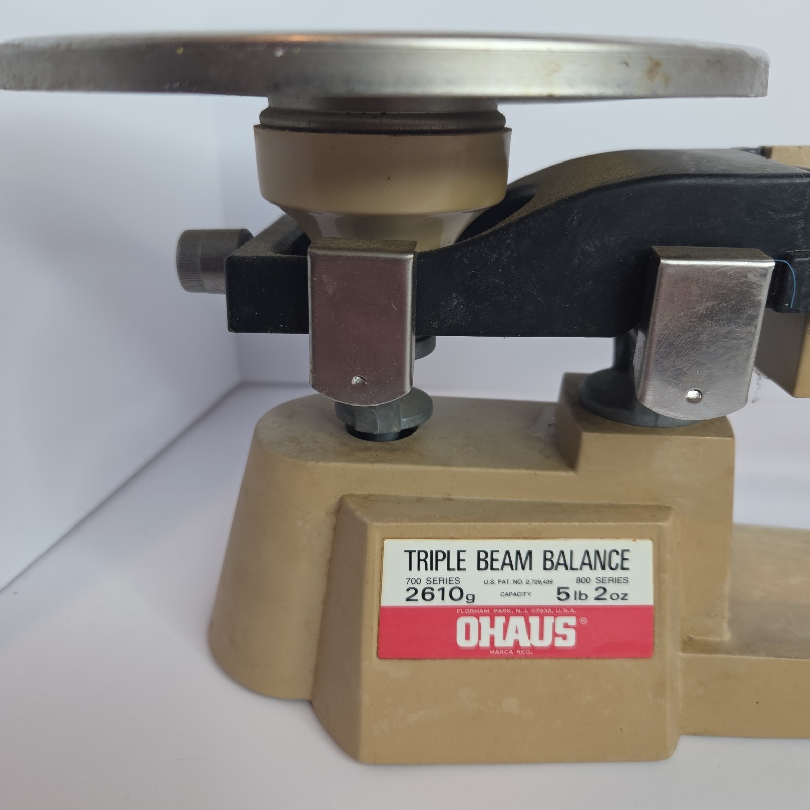 Ohaus Triple Beam Balance Scale 2610g 700 Series Vintage Lab USA Made