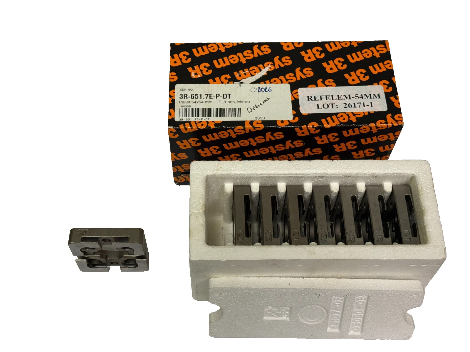 System 3R 3R-651.7E-P Macro HP, 54×54 Reference Elements/Pallets, QTY 8