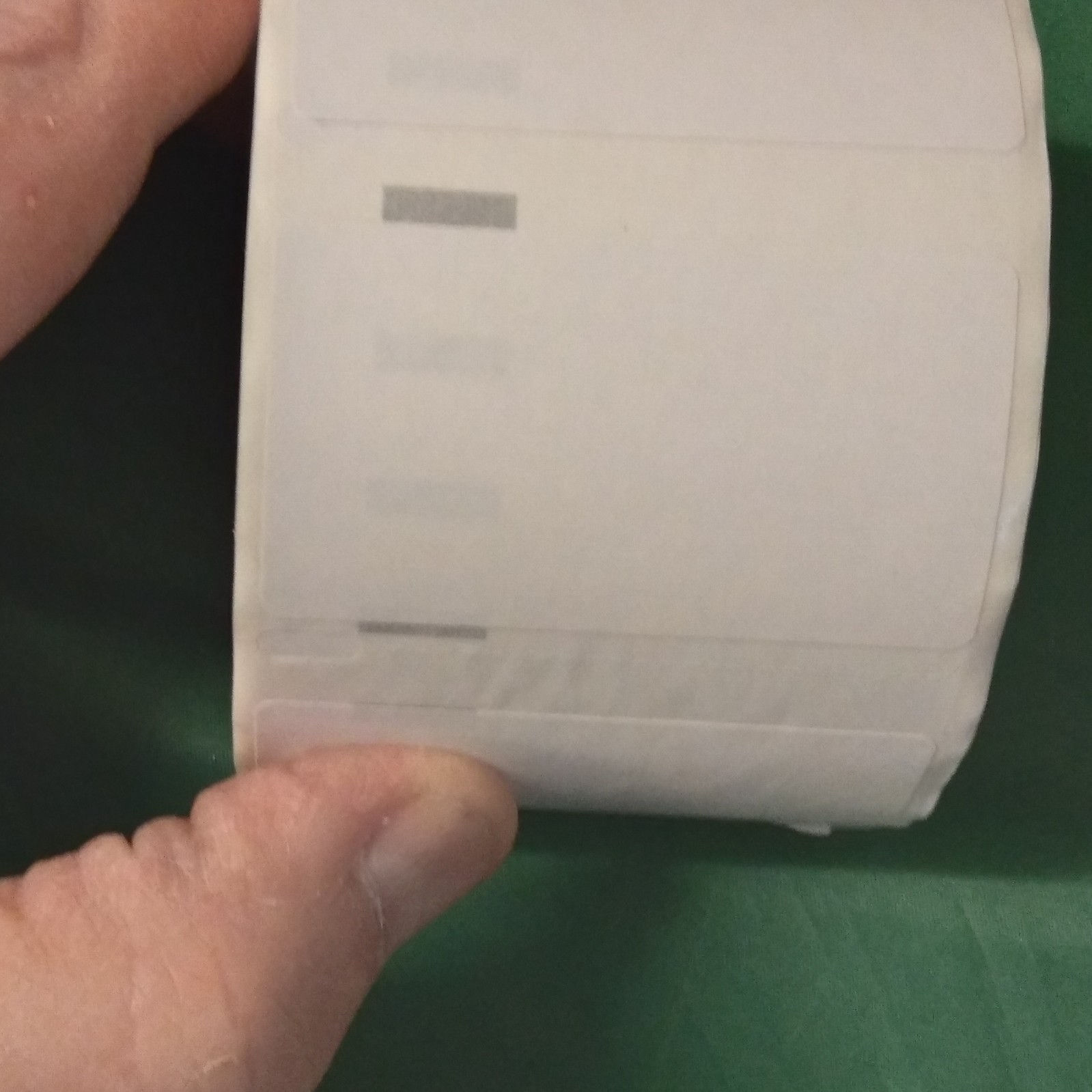 2-1/4 x 1-1/4 Labels 1000 count per roll 8 Roll. Unbranded open box