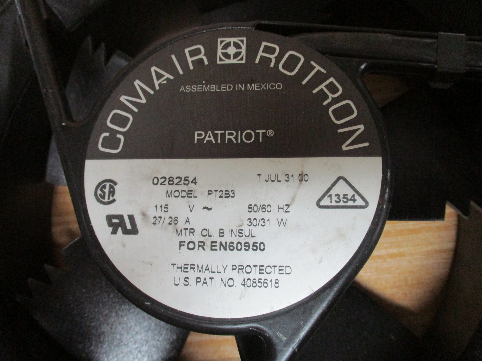 Comair Rotron PT2B3 Patriot Fan