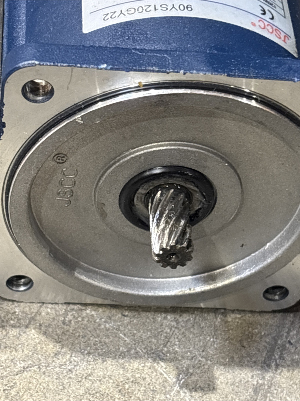 Used JSCC Automation 90YS120GY22 220V 0.73/0.62A 1300 / 1600 RPM 220v 120w Motor
