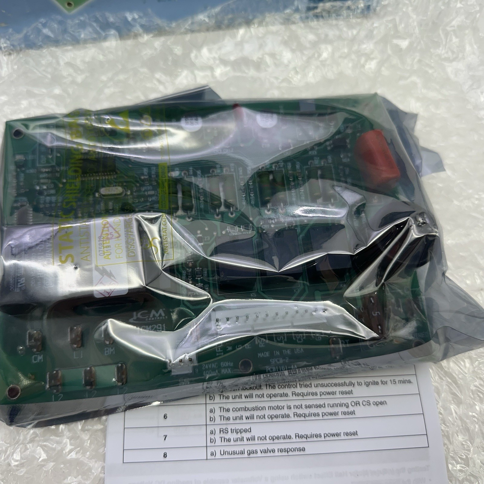 ICM CONTROLS ICM291 Direct Spark Gas Ignition Control Board