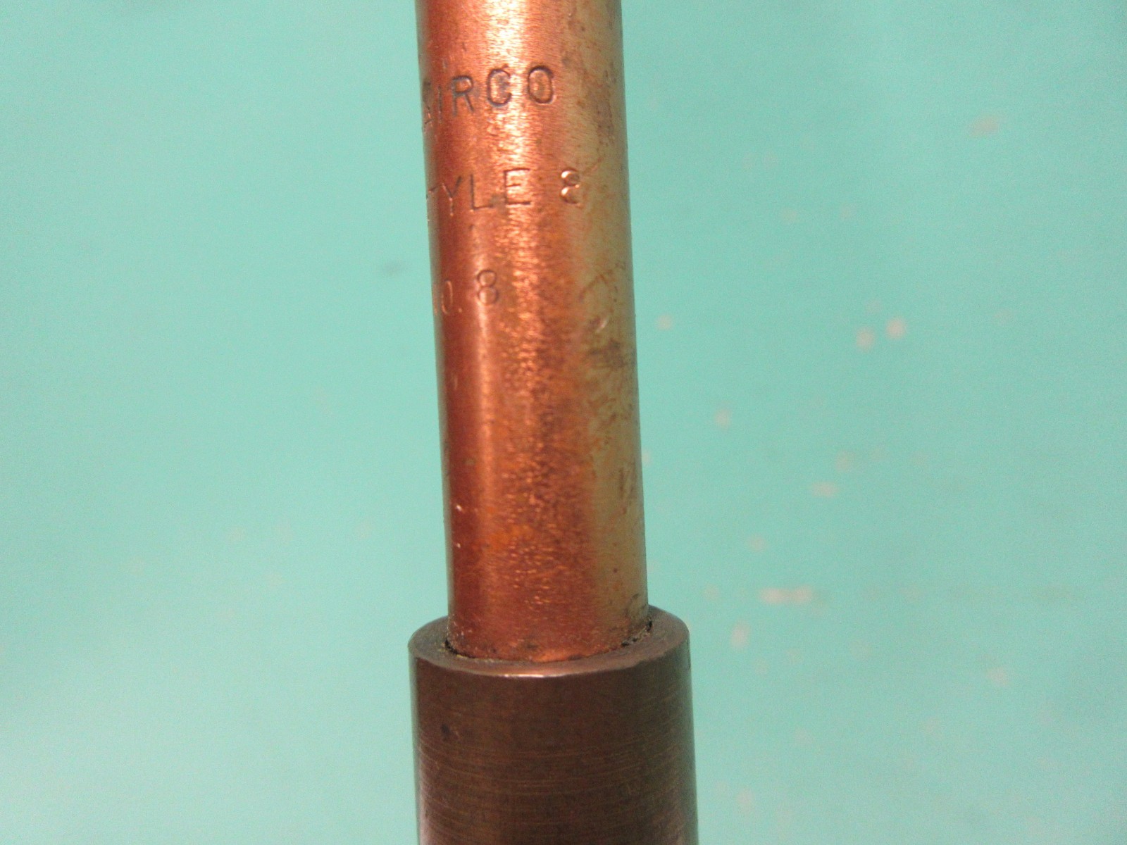 Vintage Airco No 8 Style 8 Brazing Gas Welding Torch Tip + 800 Series Handle