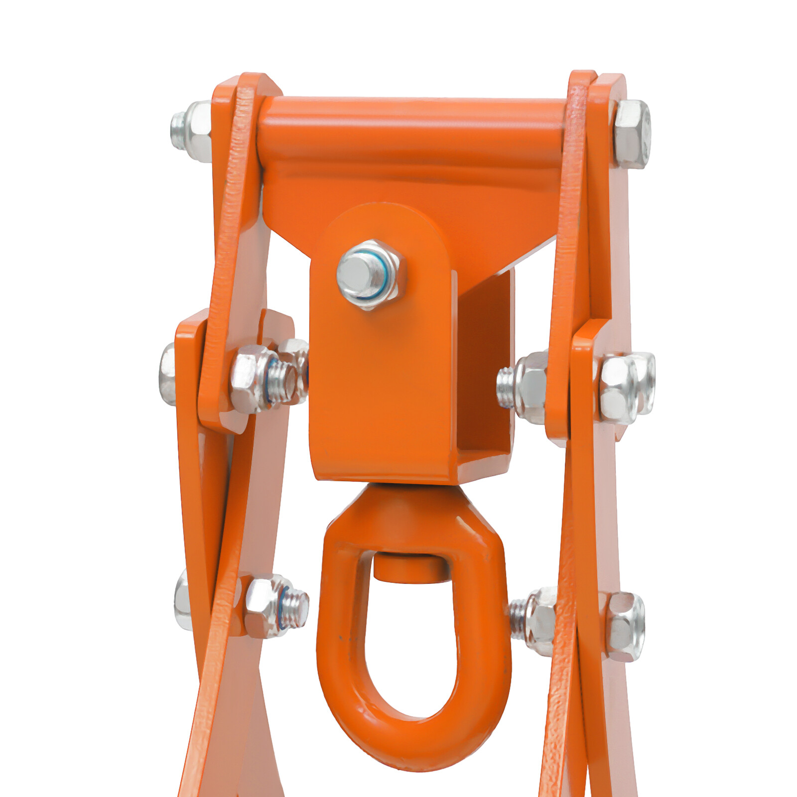 28in Log Lifting Tongs, Tractor Grapple, Heavy Duty,4 Claw Timber Carbon Steel