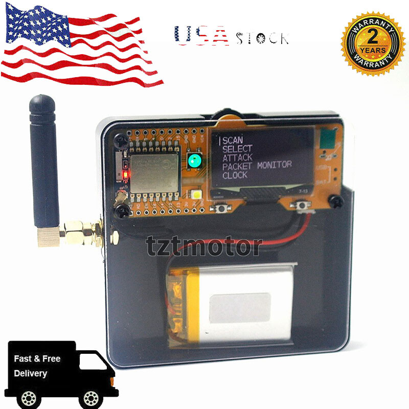 DSTIKE Deauther MiNi V3 KIT ESP8266 Development Board Kit with 3dBi Antenna+Case