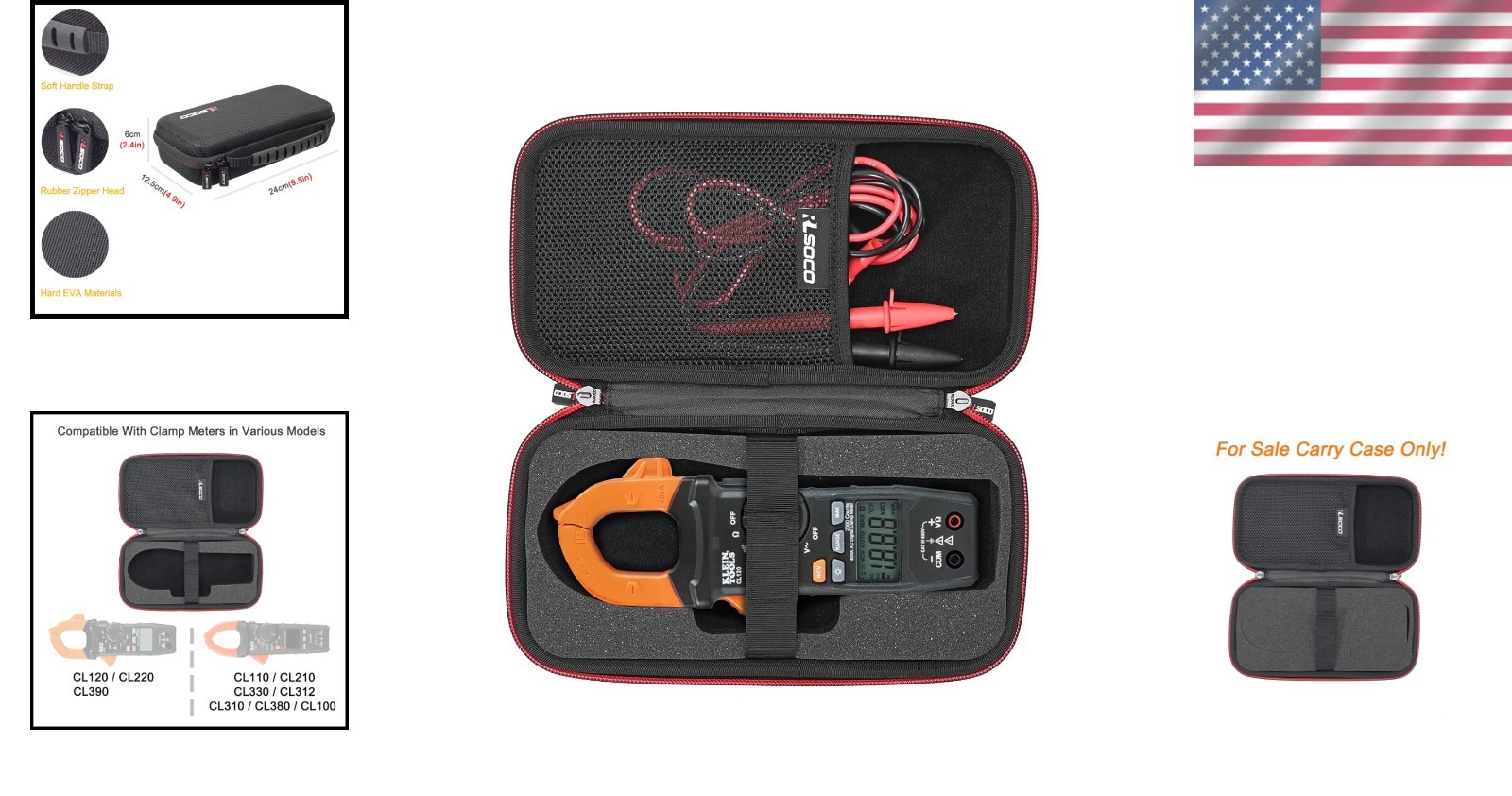Eco-Friendly Hard Case for Klein Tools CL Series – Water-Resistant Protection