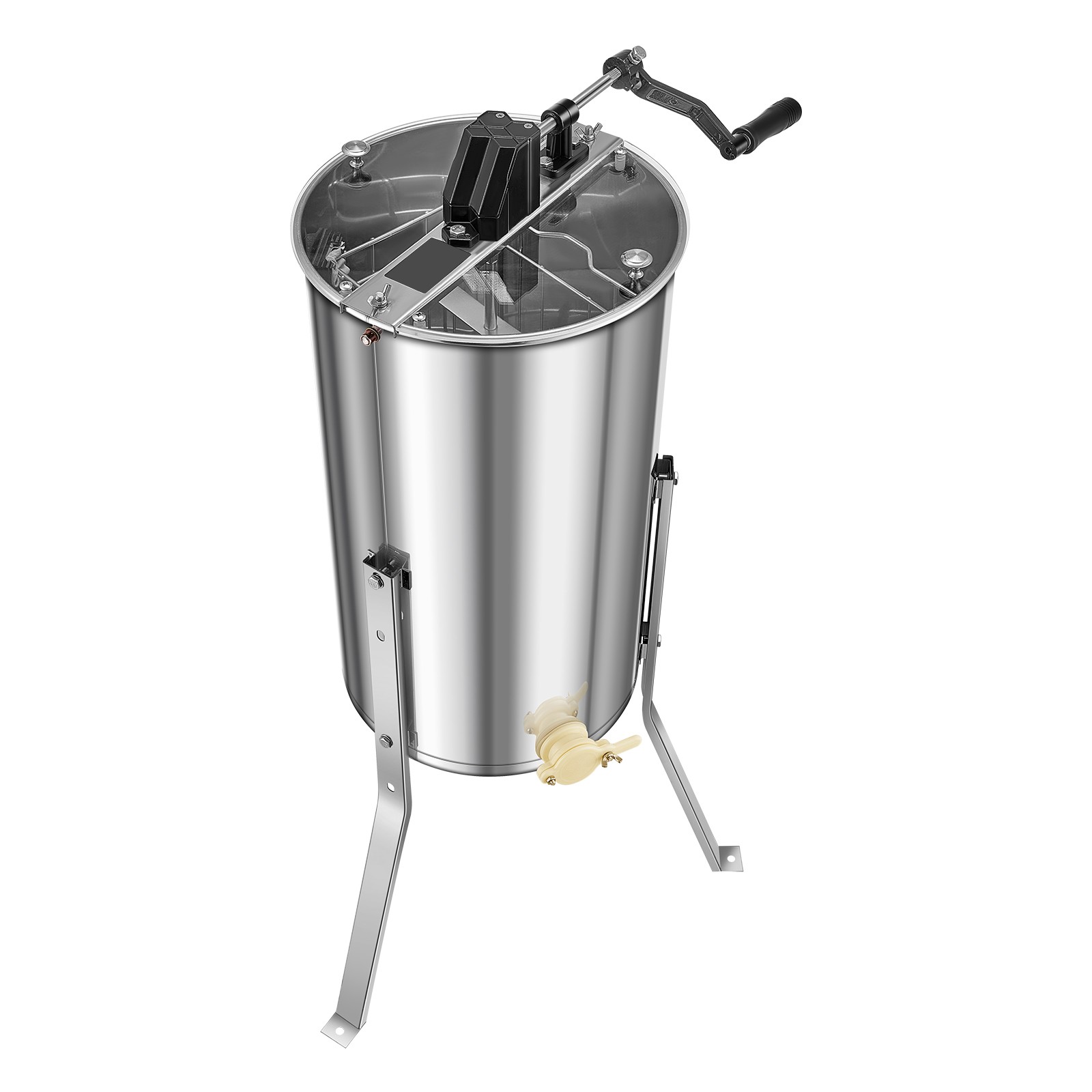 Manual Honey Extractor 2 Frame Beekeeping Honeycomb Spinner Stainless Steel
