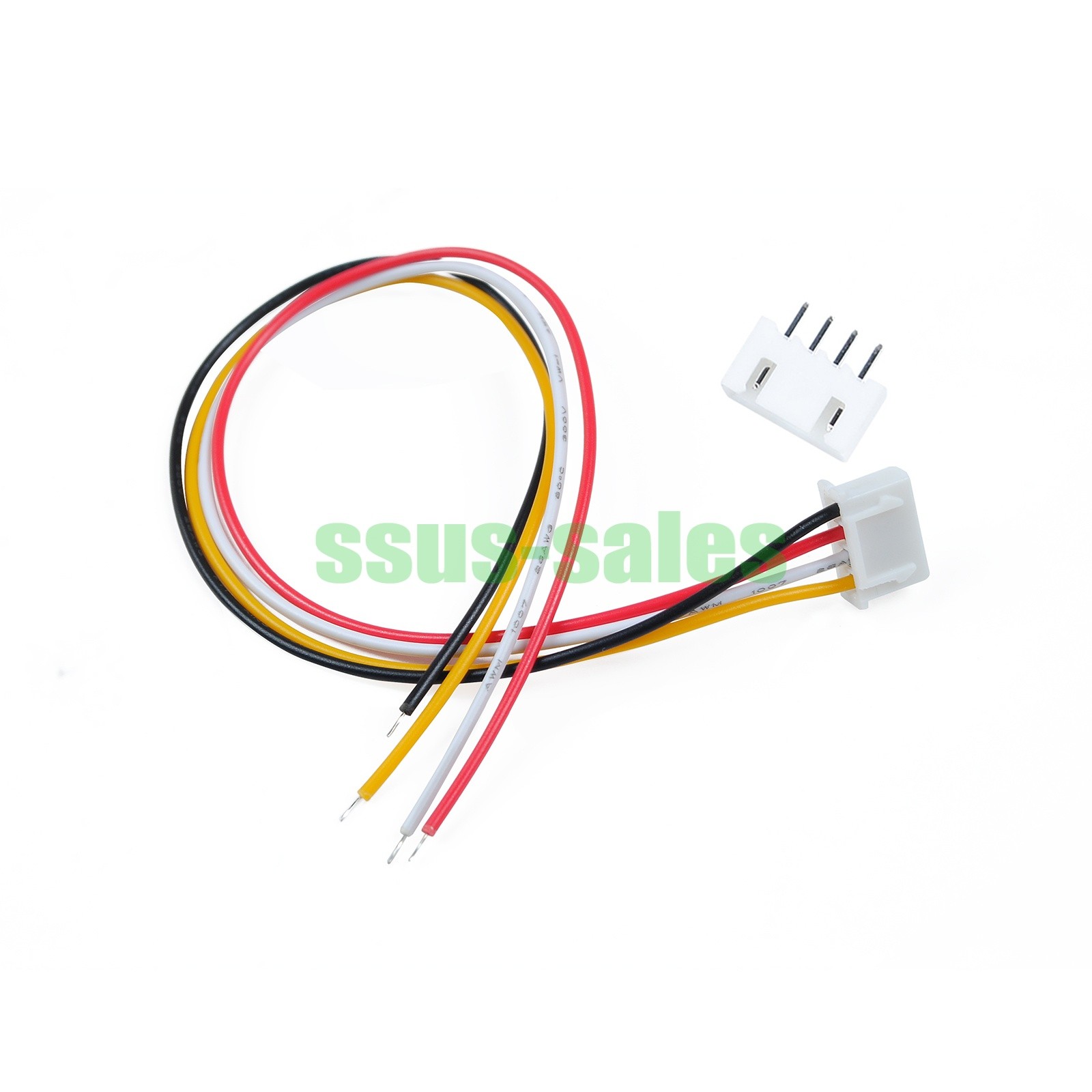 JST XH2.54mm 4Pin 10CM 20CM 30CM Male Female Extension Wire Cable Plug Socket