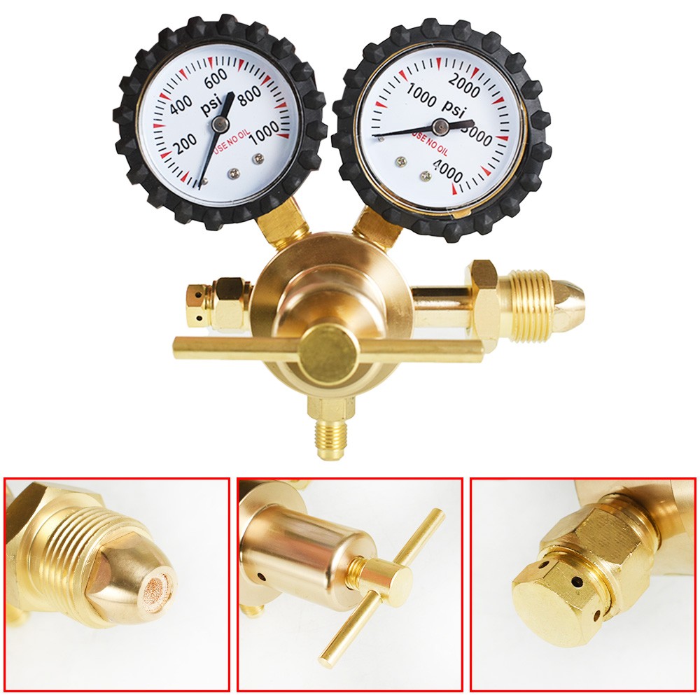 Nitrogen Regulator with Pressure 0-800 psi Delivery 1/4″ Flare Output