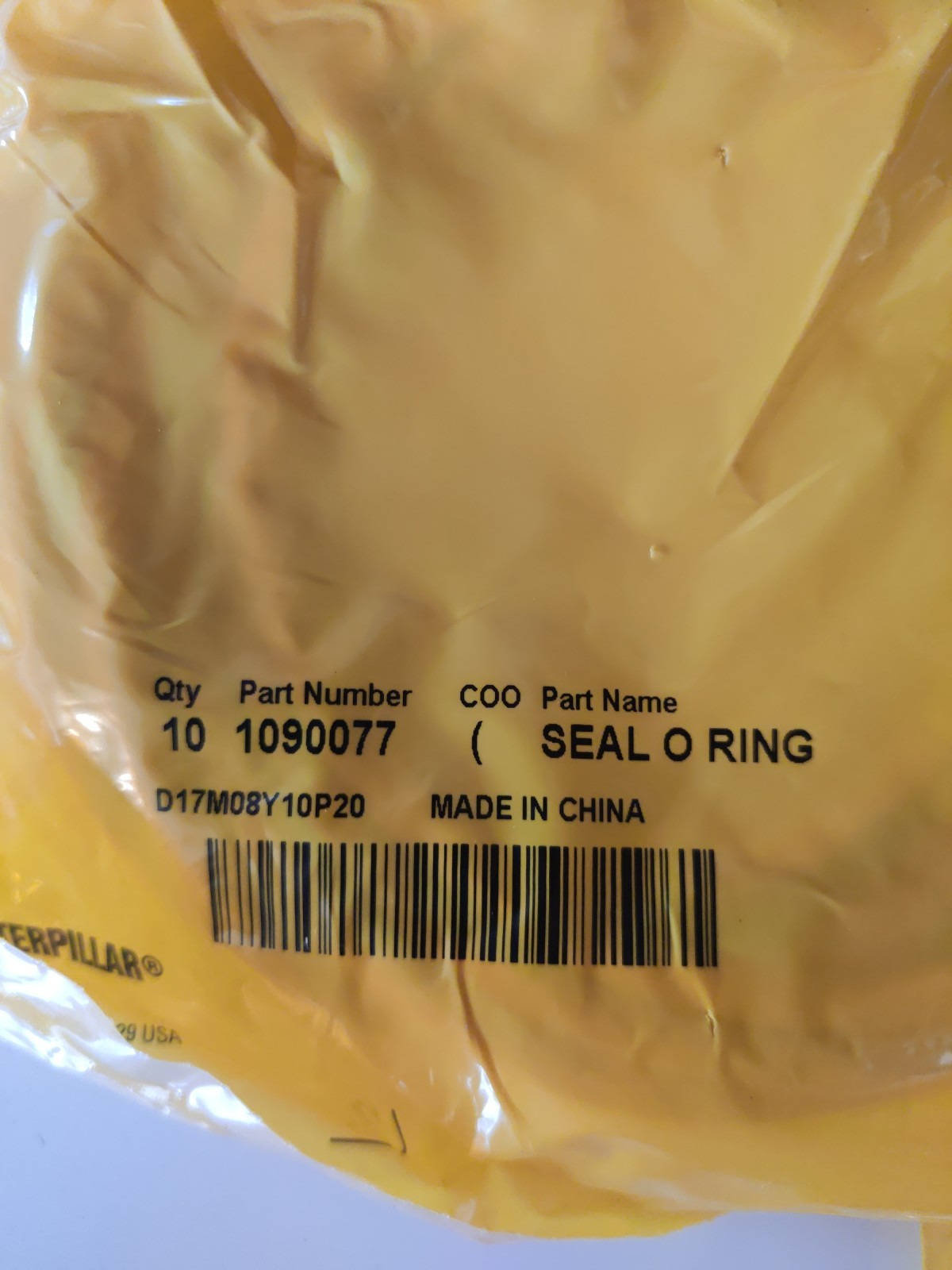 CATERPILLAR OEM O-Ring Seal 109-0077 EACH