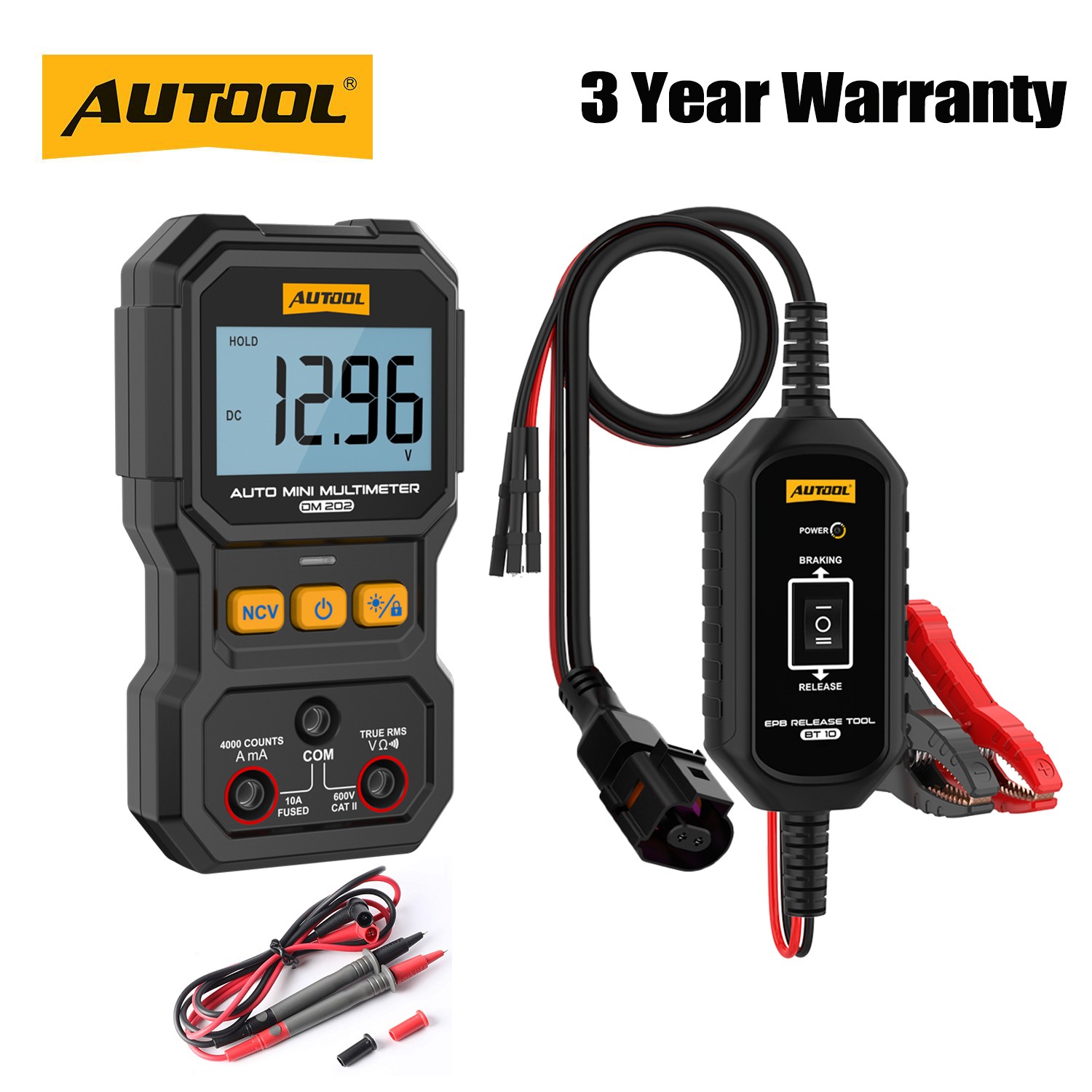 EPB Release Tool Electronic Parking Brake Emergency Reset w/ Digital Multimeter