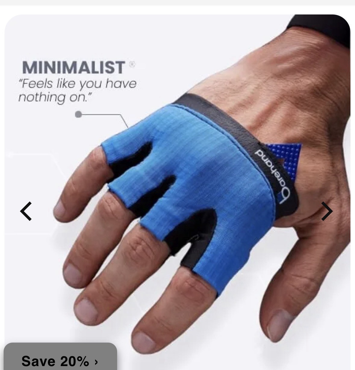 Barehand Gloves Minimalist Gloves Build Better Grip Lifting Gear Workout Medium