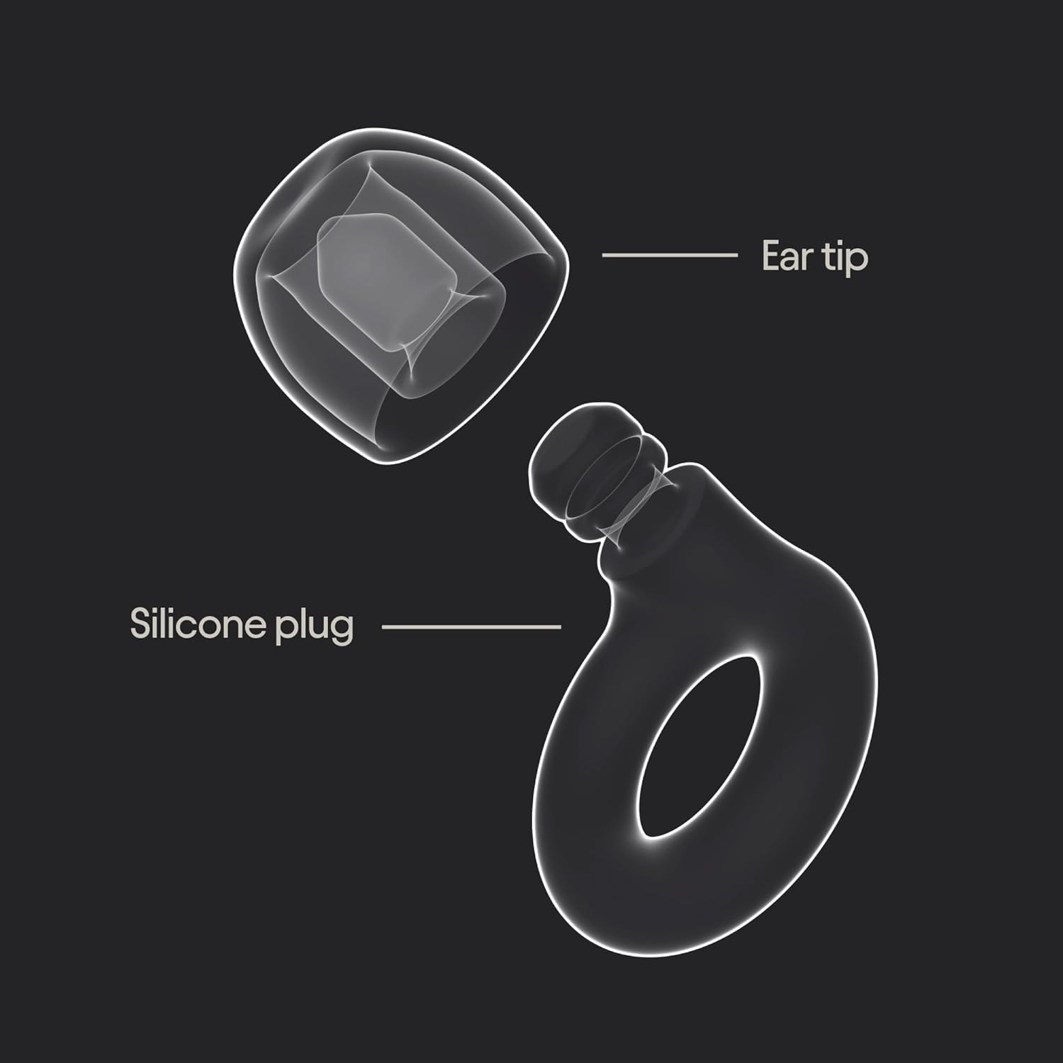Quiet 2 Ear Plugs – Ultra-Comfy Reusable Noise-Reducing Earplugs for Sleep, Deep