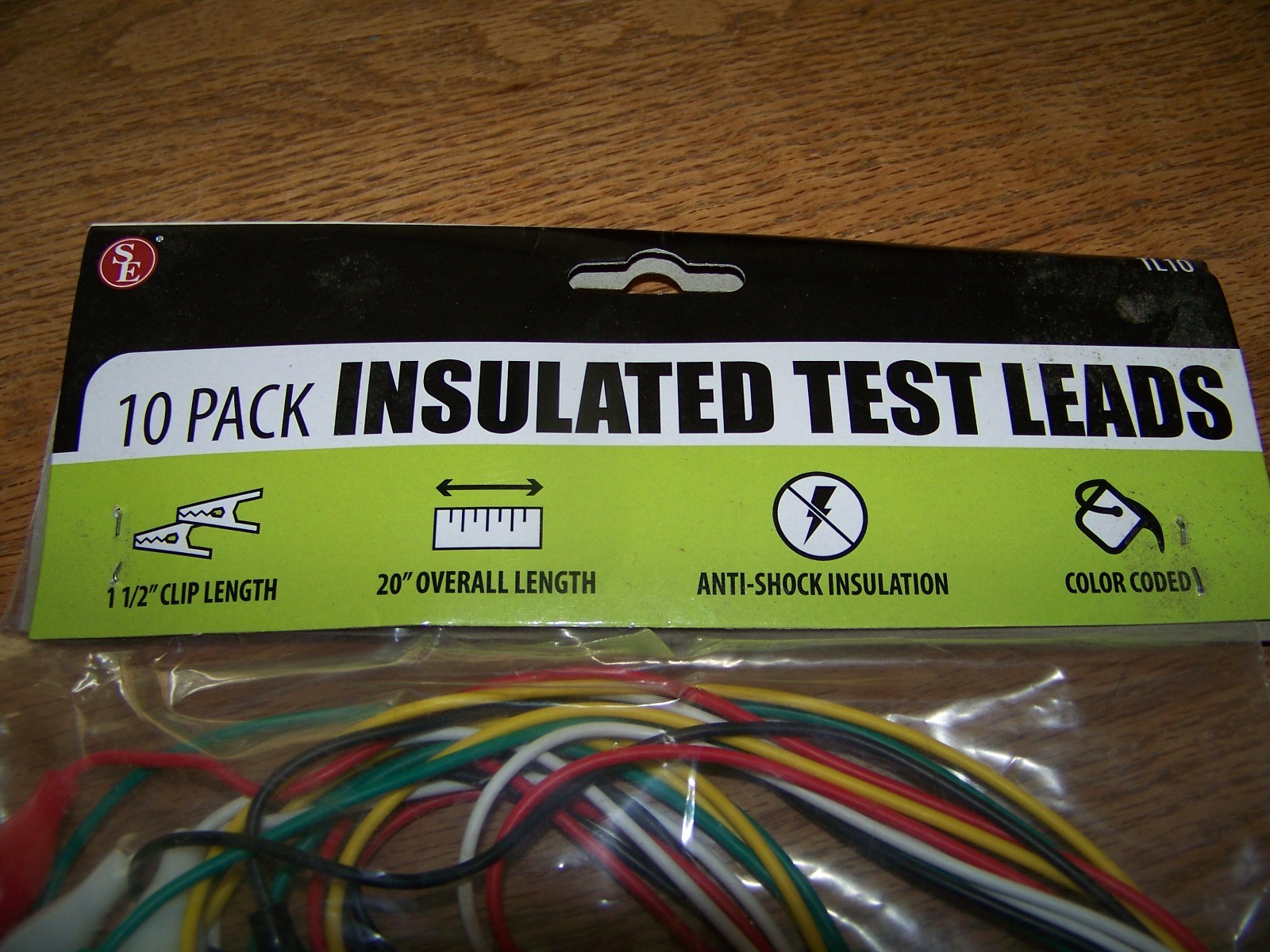 SE 10 Pack Insulated Test Leads New Sealed