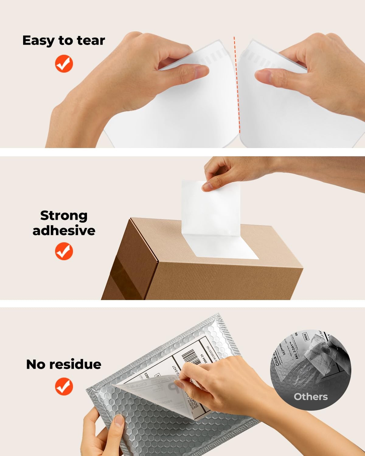 4″x6″ Direct Thermal Printer Label, Shipping Labels Compatible with Rollo, Ja…