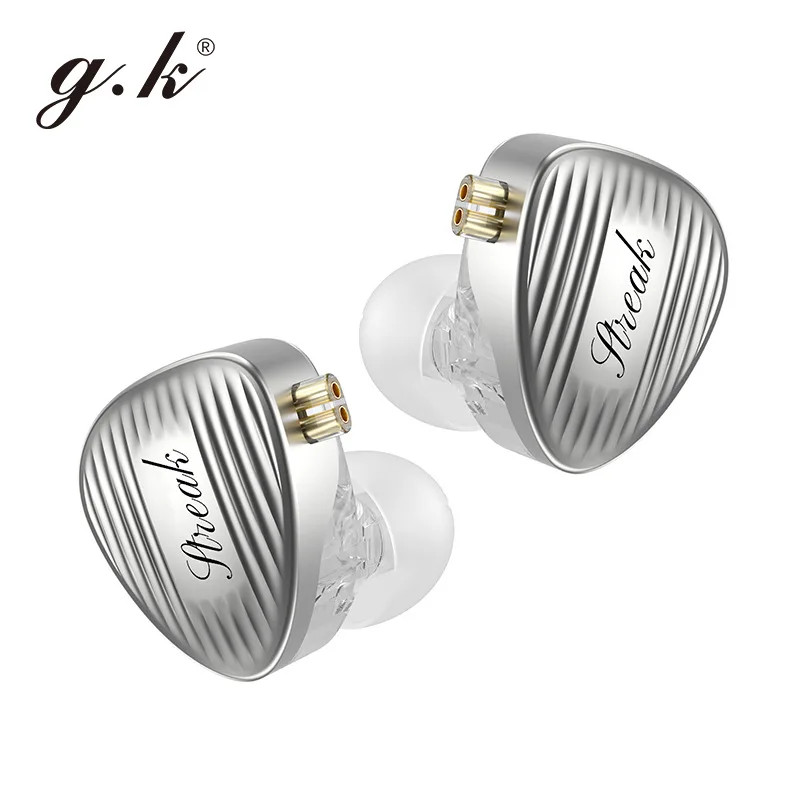 Gk Streak Dual Driver Wired In Ear Hifi Earphones Kun Dynamic Micro Planar Tweet