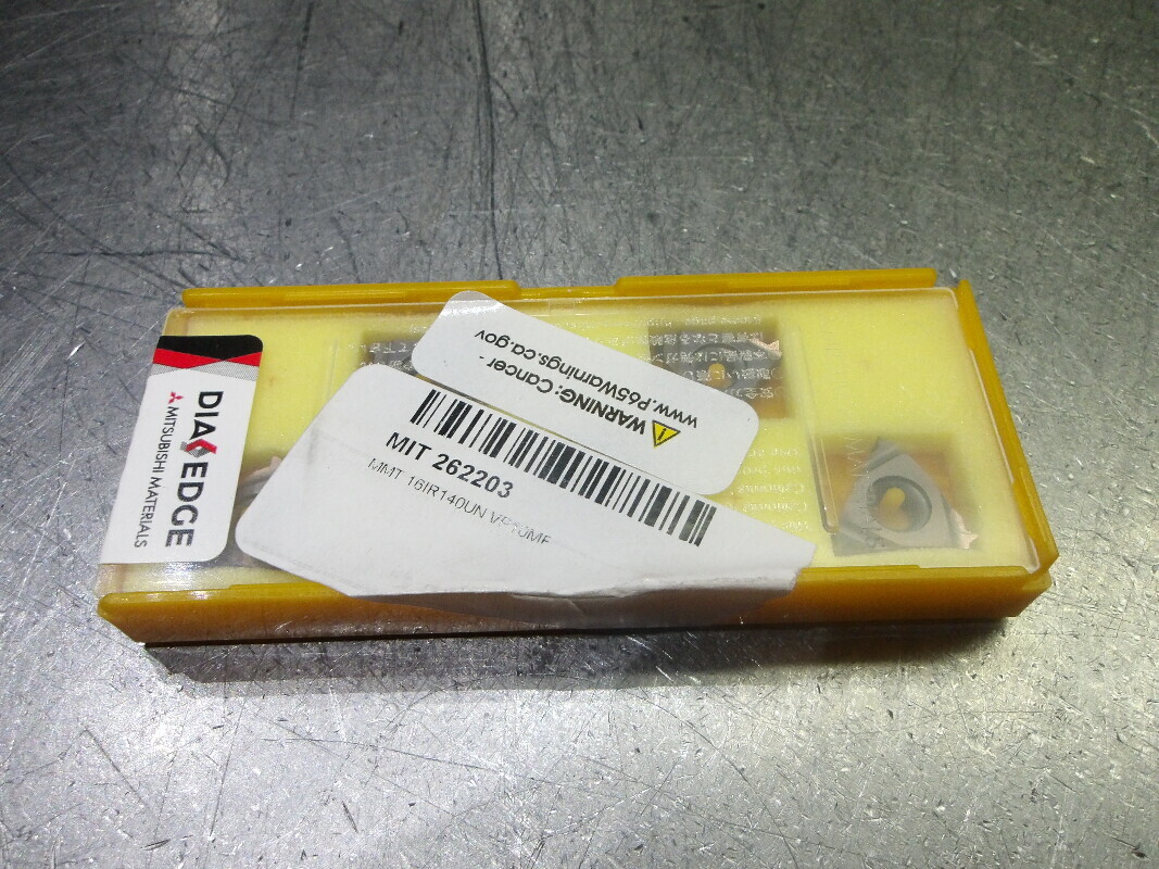 Mitsubishi Carbide Inserts QTY5 MMT16IR140UN VP10MF (LOC586)