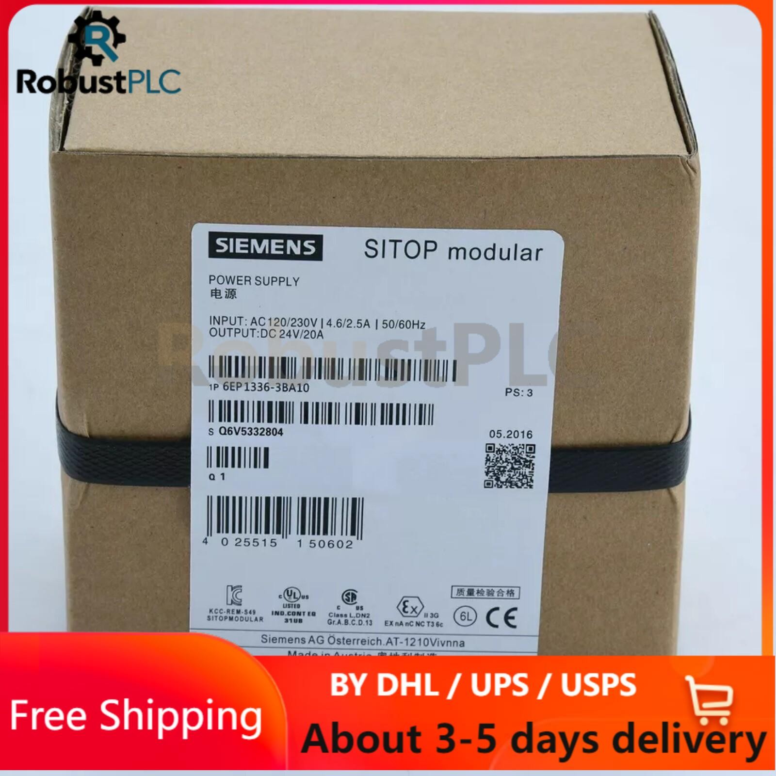 New Siemens 6EP1336-3BA10 6EP1 336-3BA10 1 Year Warranty Fast Shipping