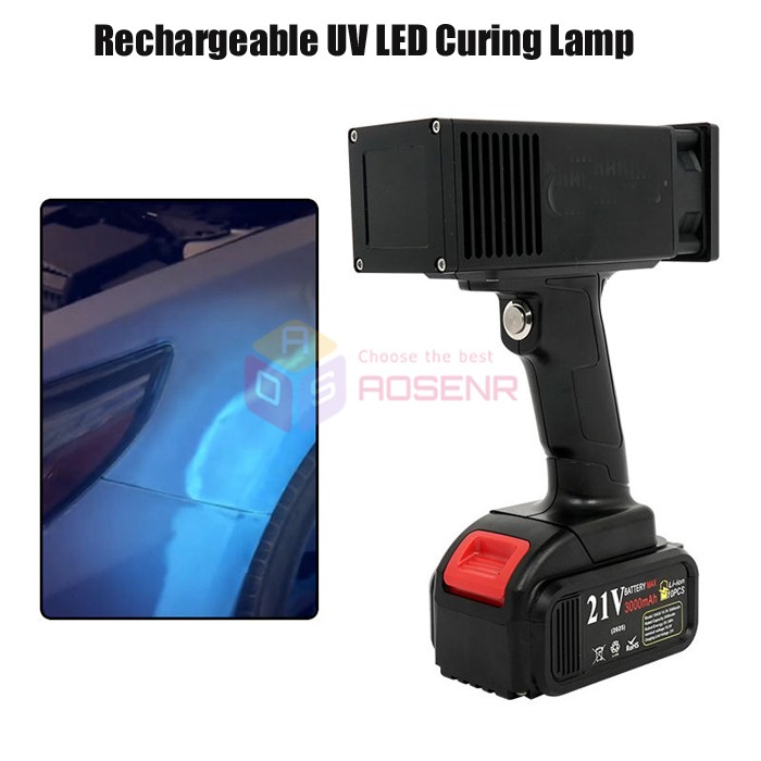 Car Paint Flaw Detection UV Curing Lamp Handheld Rechargeable UV LED Curing Lamp