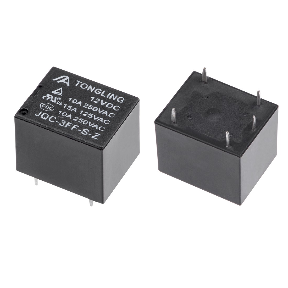 20 x JQC-3FF-S-Z DC 12V Coil SPDT 5 Pin PCB Electromagnetic Power Relay