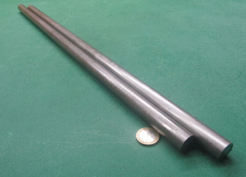 12L14 Steel Unpolished Rod Round Bar, 3/4″ Dia x 2 Foot Long, 2 Pcs, 4 Ft Total