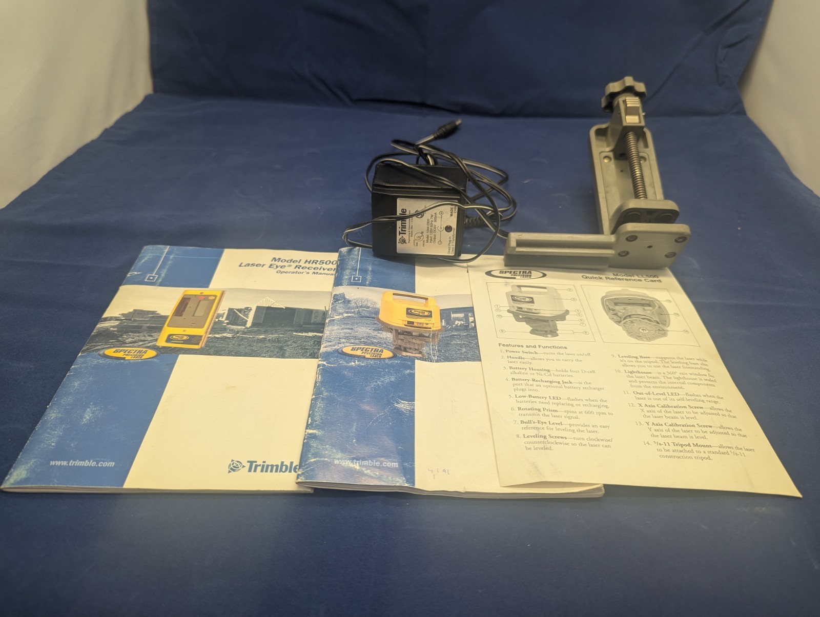 Spectra LL500 Self-Leveling Precision Laser with HR500 Receiver Works!