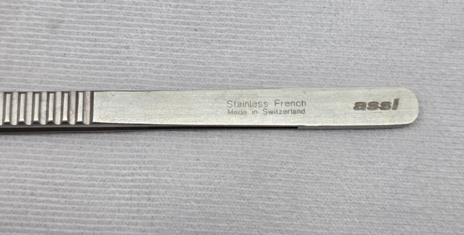 ASSI JFAL-3-18D Micro Dilating Forceps, 45 Degree Angled Tip, 0.3mm