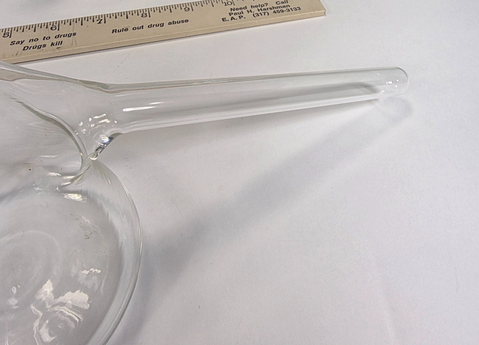 Lot of 4 Bellco 2574-14133 300mL Nephelo Culture Flasks Threaded Sidearm