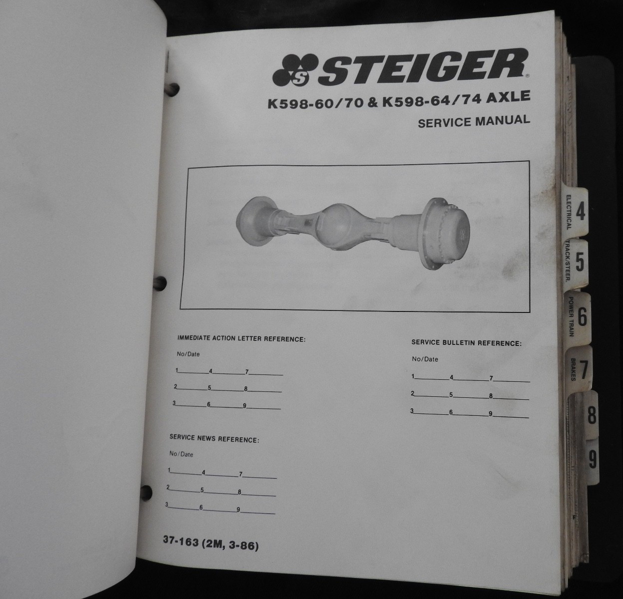 Case IH 9110 9130 STEIGER TRACTOR 1000 Panther Puma Wildcat Service Manual 1987