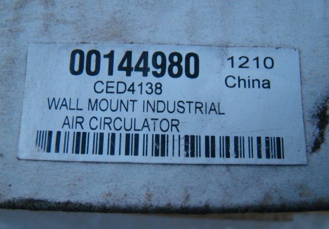 NEW Maxess 00144980 CED4138 Heavy Duty Wall Mount Bracket for Fan Head