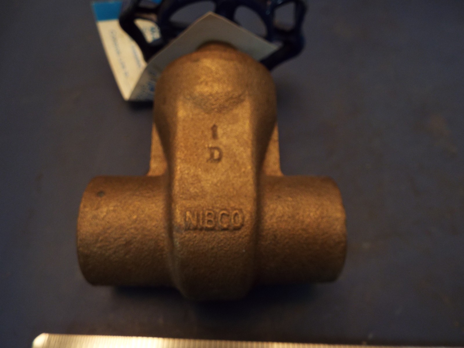 Nibco S29 1 Gate Valve, 1 In., Solder / Sweat , Bronze