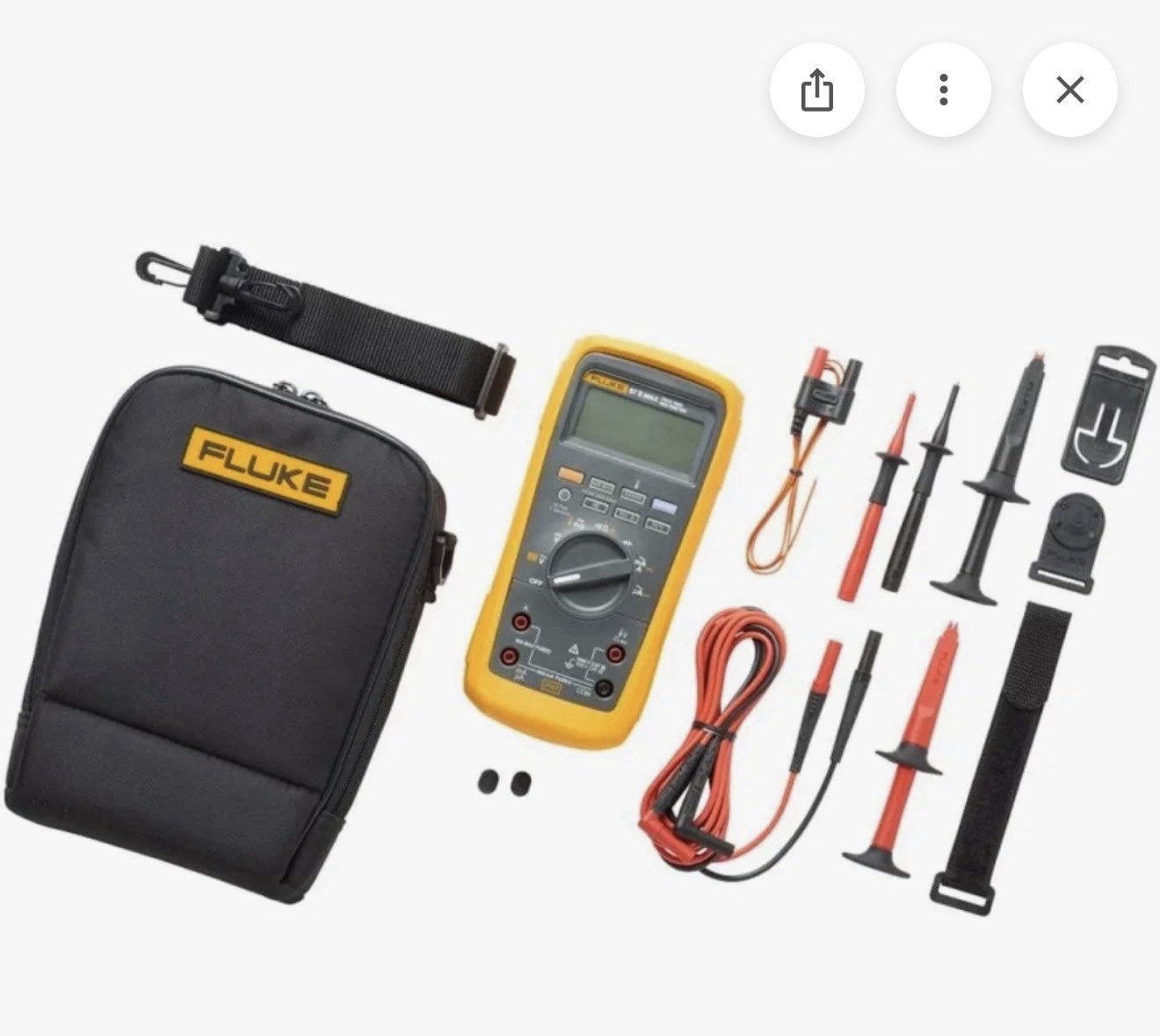 Fluke 87V/E2 Industrial Electrician Combo Kit True RMS Multimeter NEW IN BOX