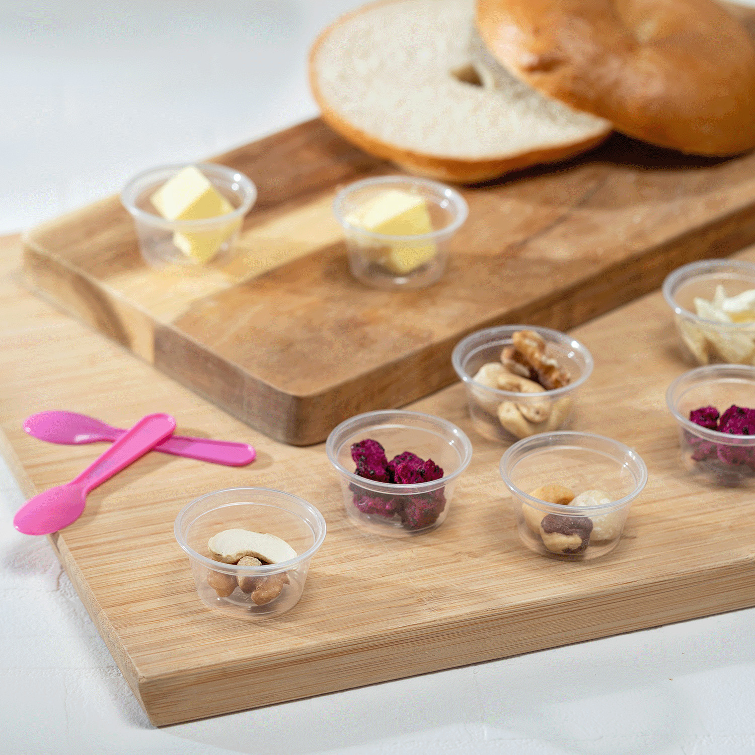 Karat 0.75 oz PP Plastic Portion Cups – Clear – 2,500 ct