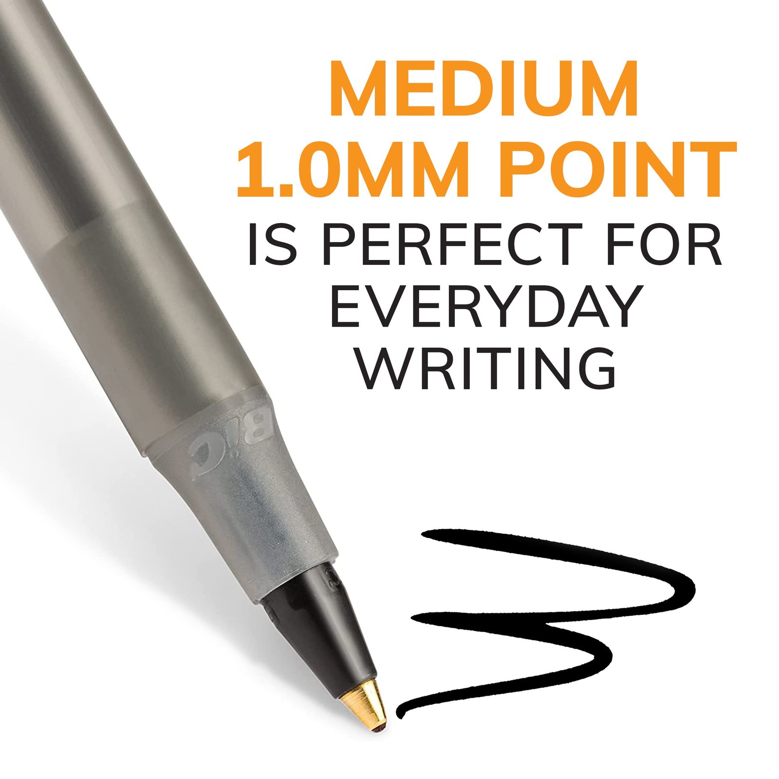 BIC Round Stic Xtra Life Ballpoint Pen, Ultra Long Lasting and Consistent Ink Fl