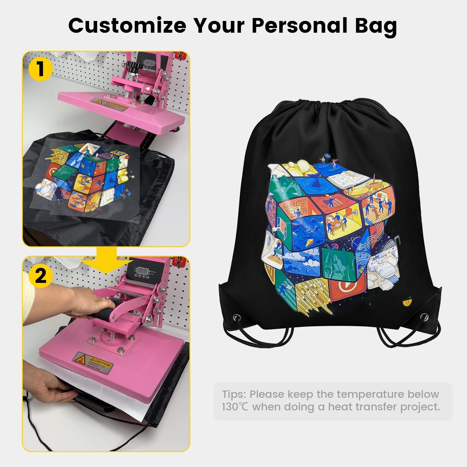 Vorspack 60 Pcs Drawstring Bags Bulk, 15.7 x 13.3 One Size, Multicolor