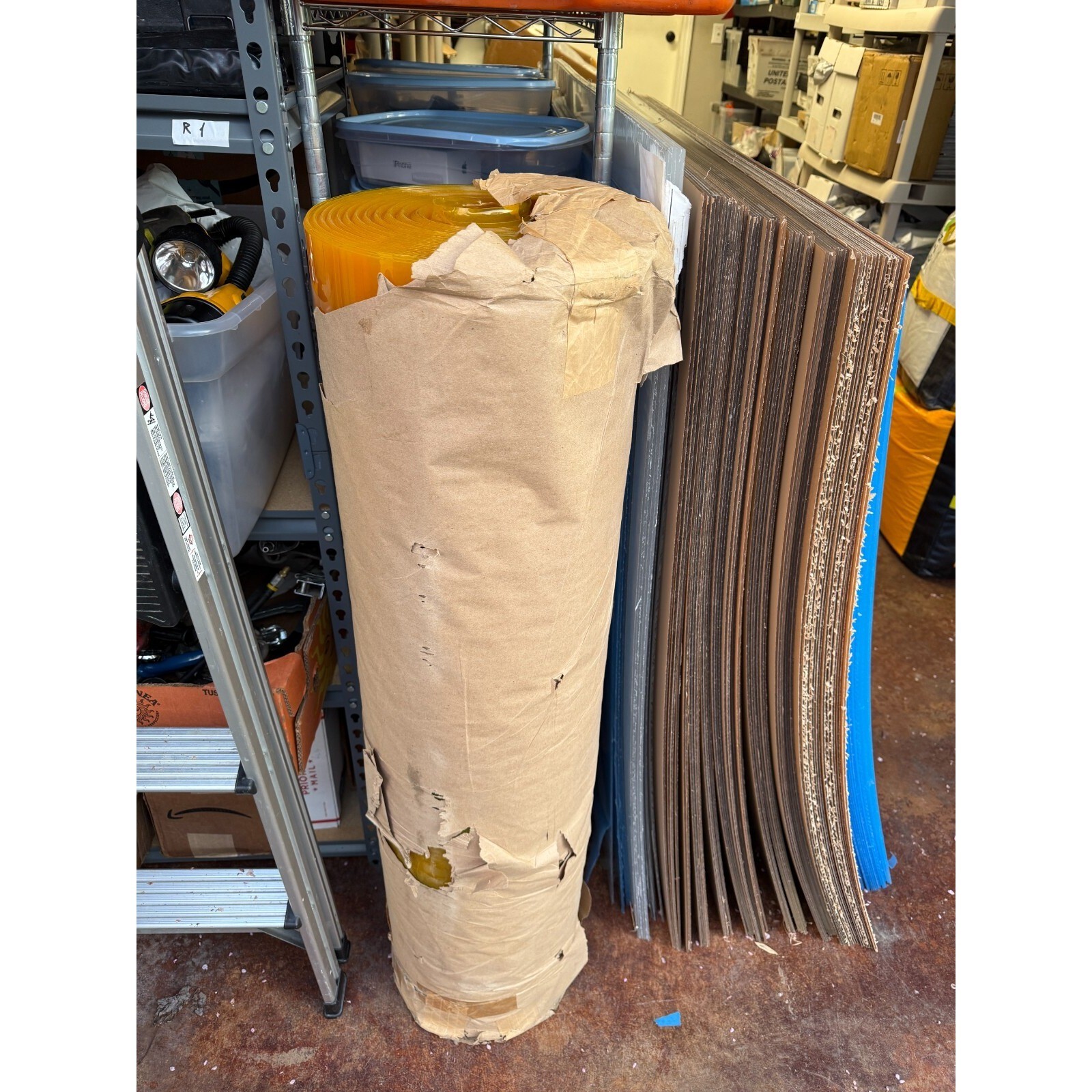 30 Mil Yellow Clear PVC Vinyl Film Roll 48″ x 100 Yds Flexible Plastic Sheet