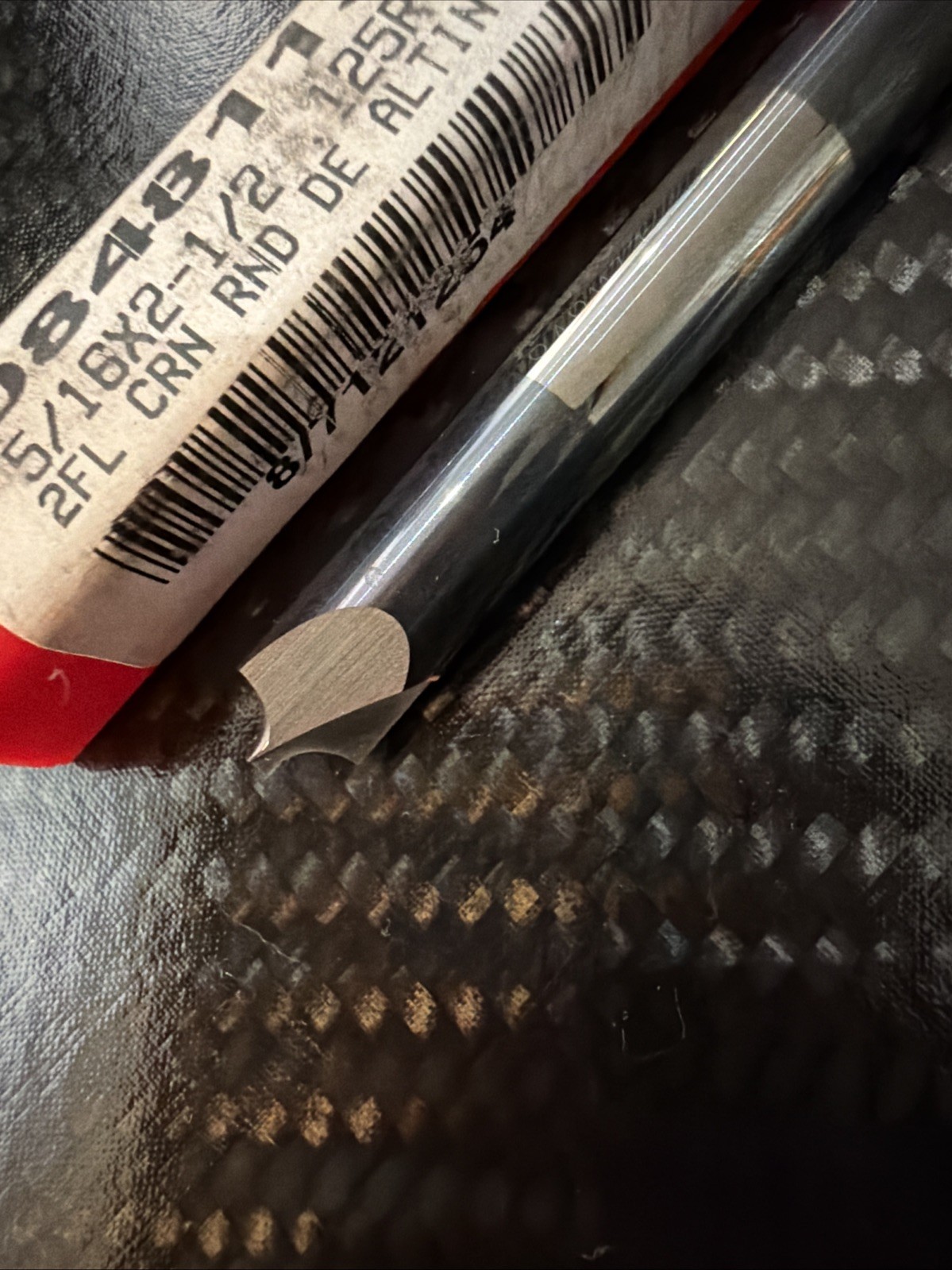 Accupro Carbide 5/16 .125R 2Fl Corner Rounding Radius DE AlTiN End Mill