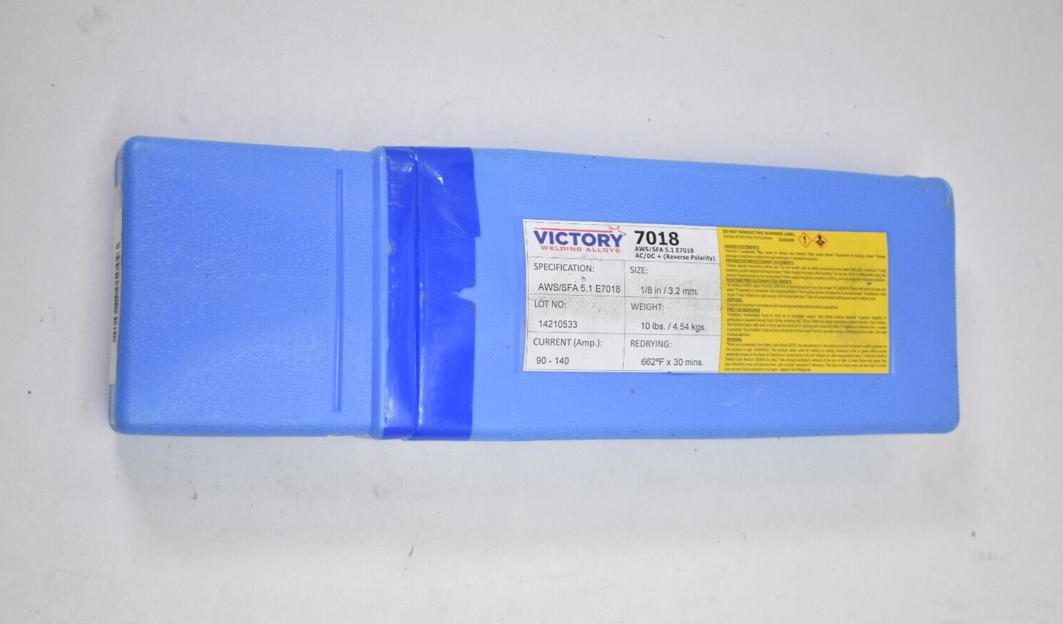 Victory Welding Alloy 7018 Stick Welding Electrodes 10lbs Steady Arm 1/8″