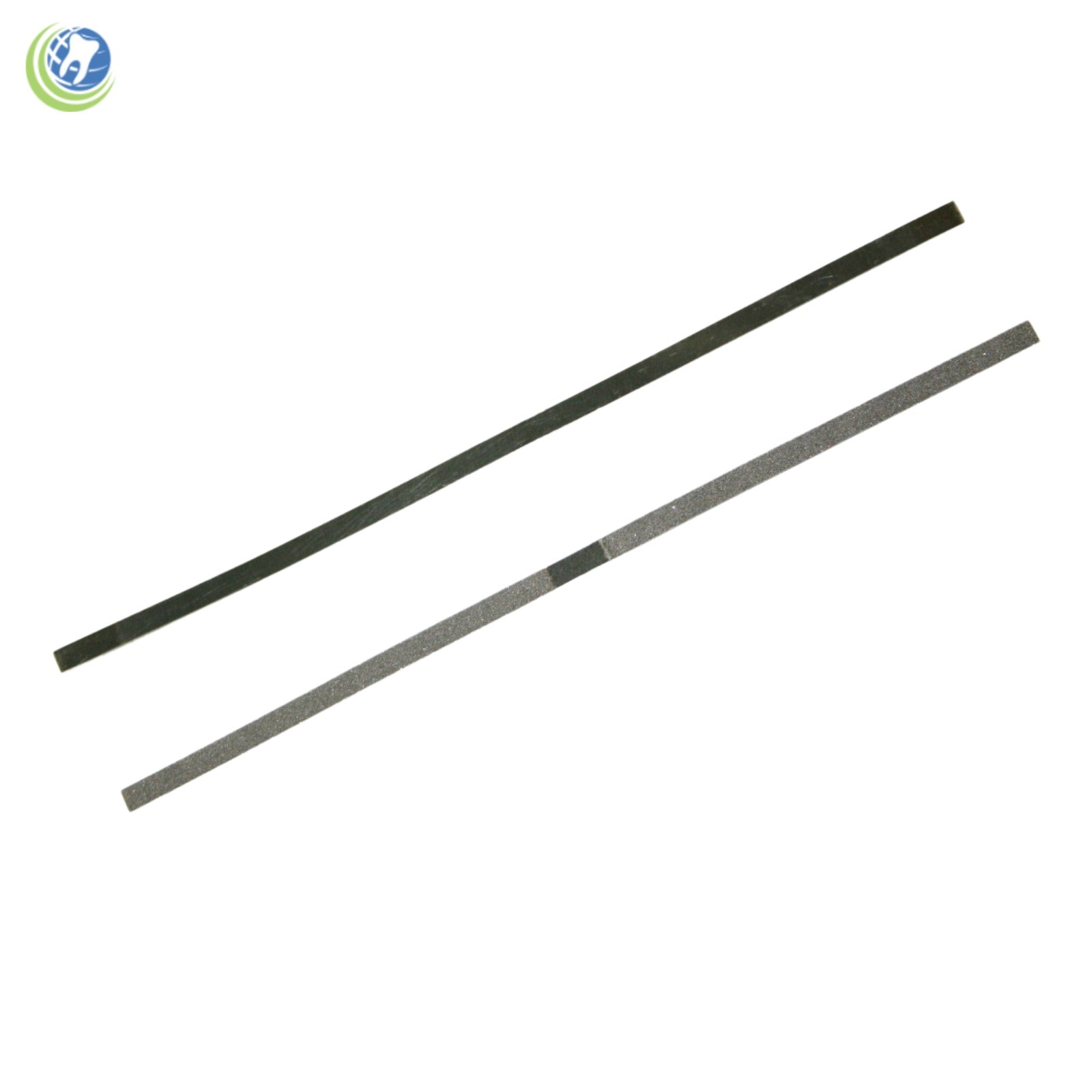 Dental Ortho Stainless Metal Polishing Strips Single Sided 4mm 12 strips per Box
