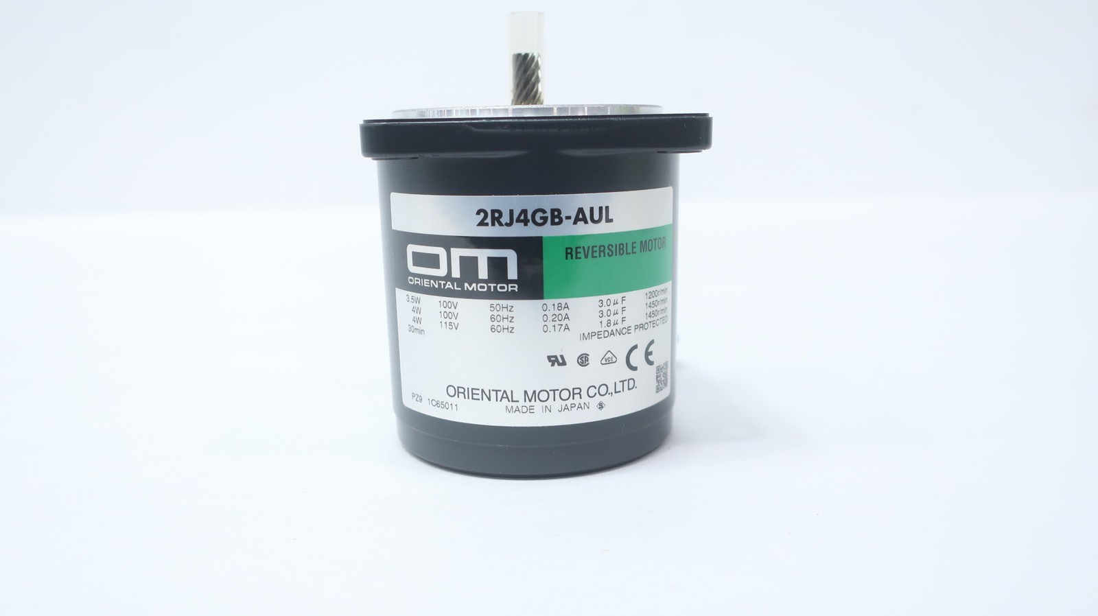 Oriental Motor 2RJ4GB-AUL Reversible Motor 4w 1450rpm 115v-ac