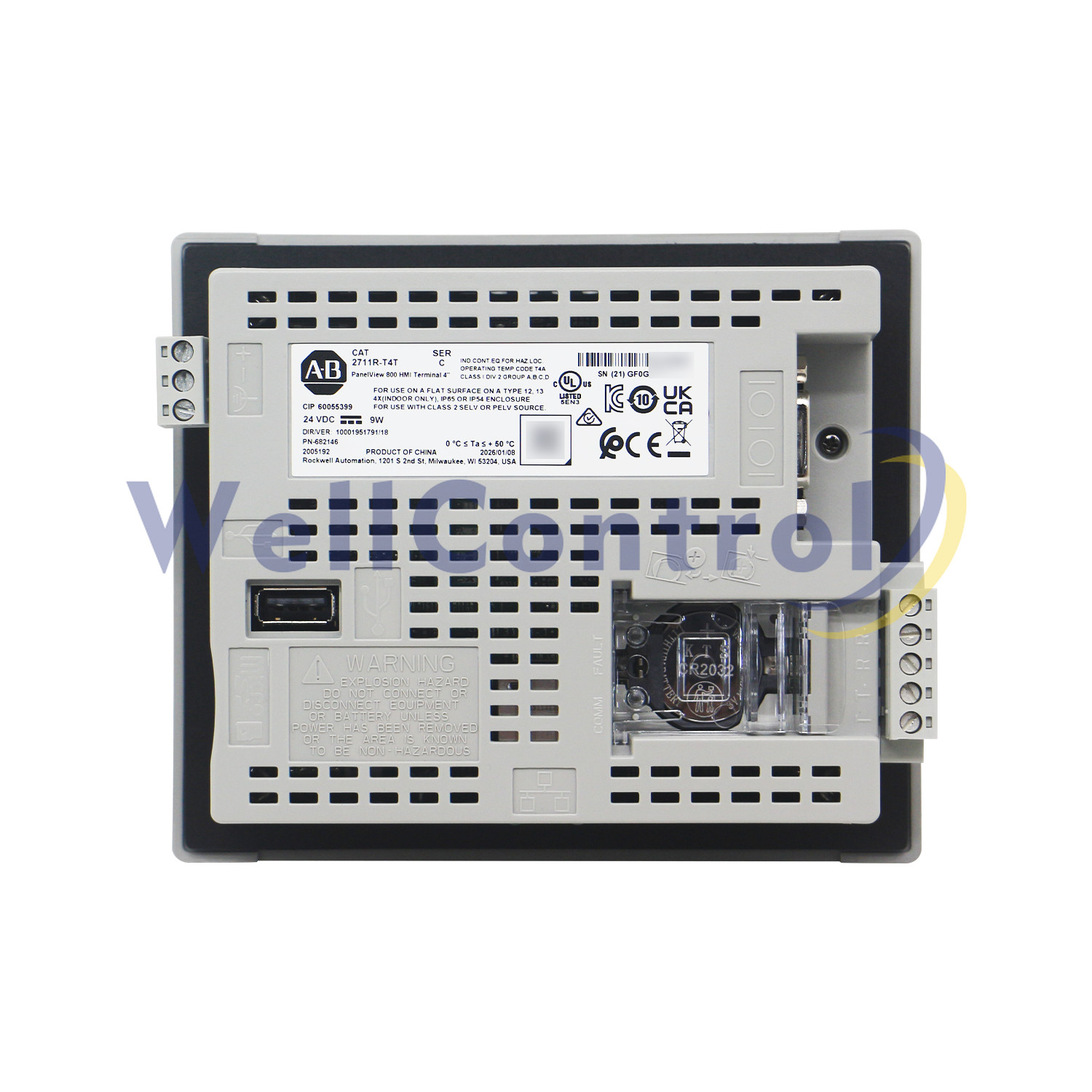 2025-2026 New Allen-Bradley 2711R-T4T PANELVIEW 800 4.3-INCH HMI TERMINAL