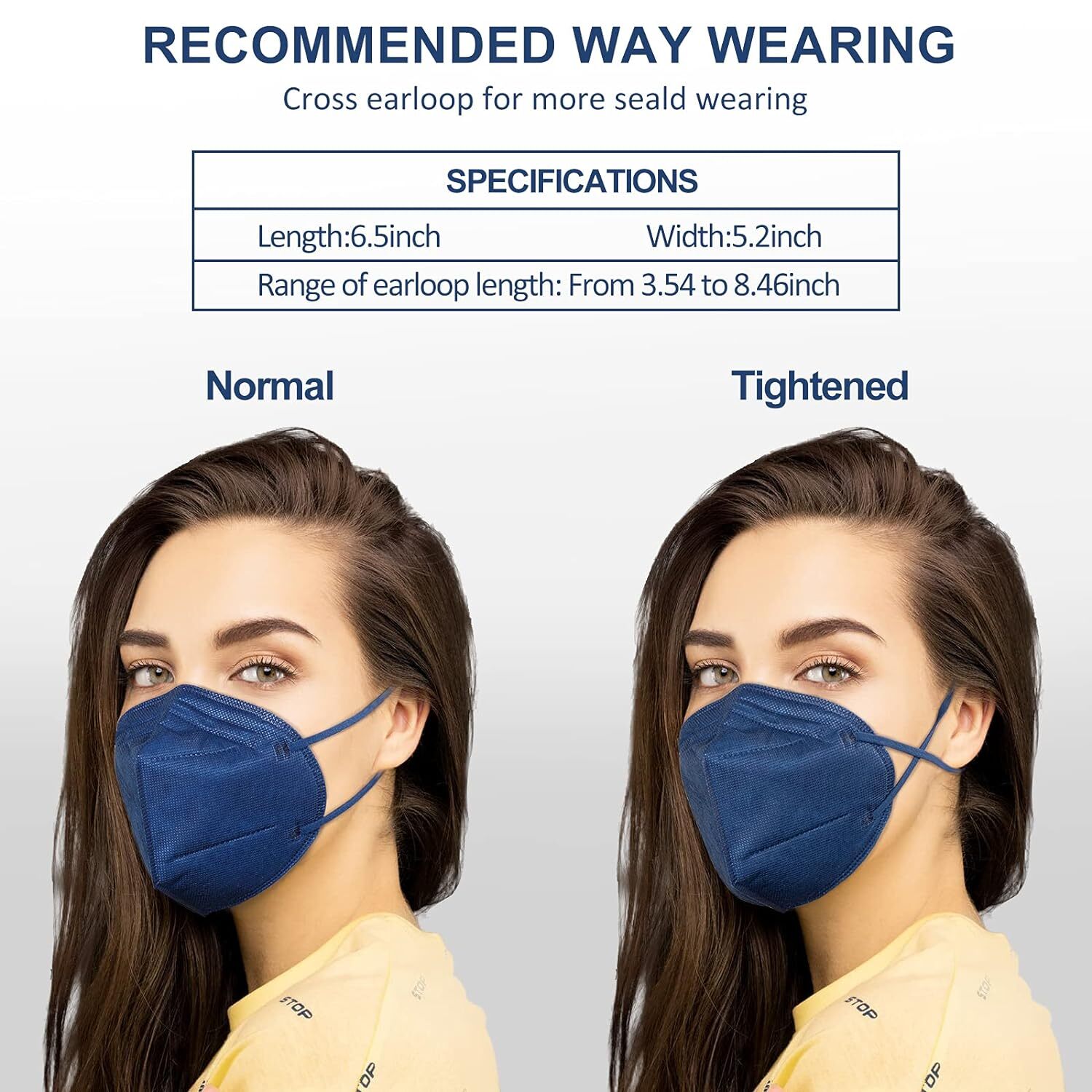100 /50 /10 Pcs Black Face Mask 5 Layer Mouth & Nose Cover Protector Respirator